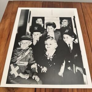 Our Gang Little Rascals Publicity Photo Signed By Karl Slover Wizard Of Oz